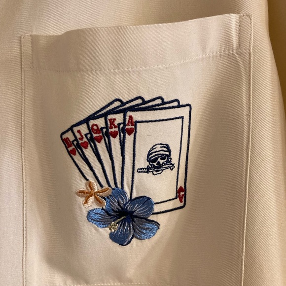 Pusser’s West Indies men’s short sleeve poker shirt - Picture 4 of 5